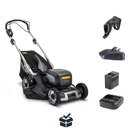 Batteridriven gräsklippare Twinclip 950e V Kit