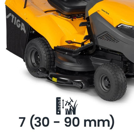 Bensindriven trädgårdstraktor Estate 7122 W - 8500 ㎡