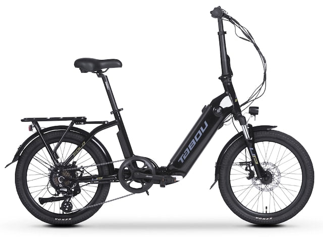Tabou Fold Up Svart/Guld vikbar elcykel