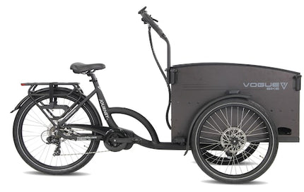 Vogue Lådelcykel Journey + MD Mattsvart