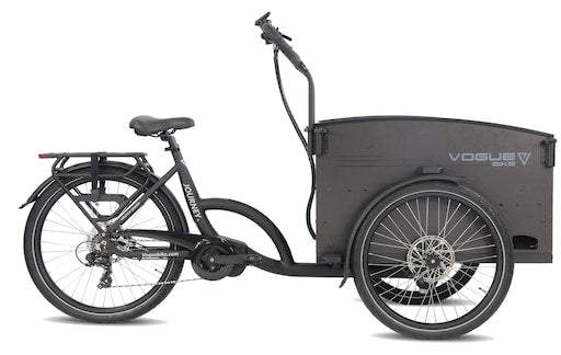Vogue Lådelcykel Journey + MD Mattsvart