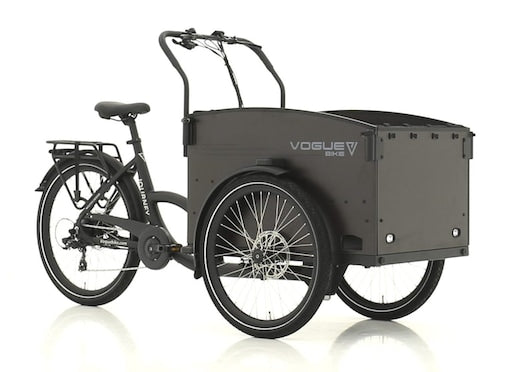 Vogue Lådelcykel Journey -S Matt Svart