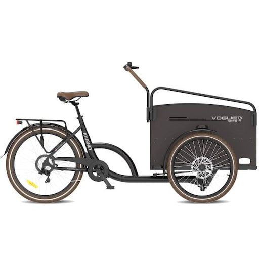 Vogue Lådelcykel Journey -S Svart/Brun