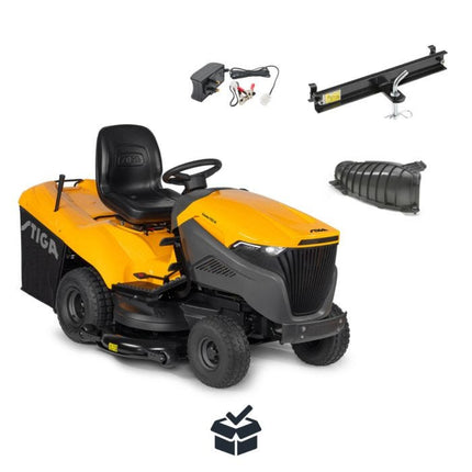 Bensindriven trädgårdstraktor Estate 7122 W - 8500 ㎡